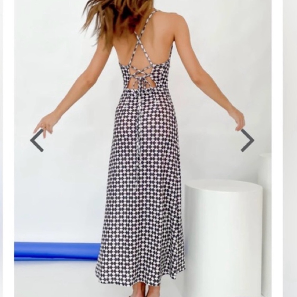 VRG GRL Don't Look Back Midi Dress